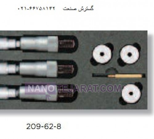 میکرومتر سه فک ست 100-50* میکرومتر سه فک ست اسیمتو کد 0-66-208